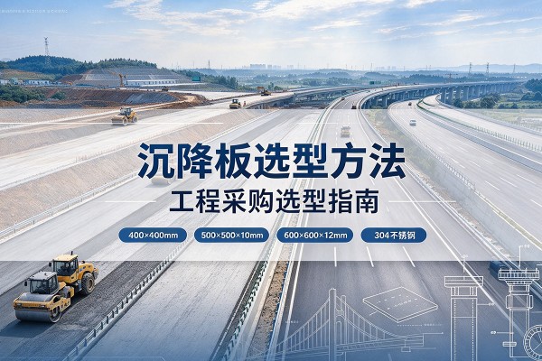 富锦沉降板选择方法