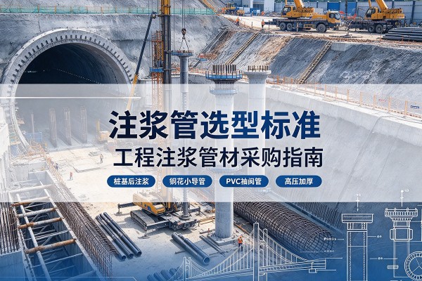 富锦注浆管选型标准