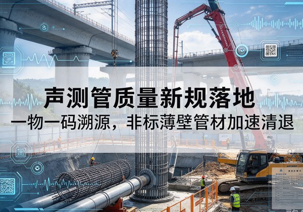 富锦声测管质量新规落地，一物一码溯源，非标薄壁管材加速清退