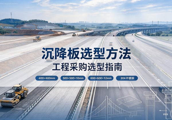 富锦沉降板选择方法
